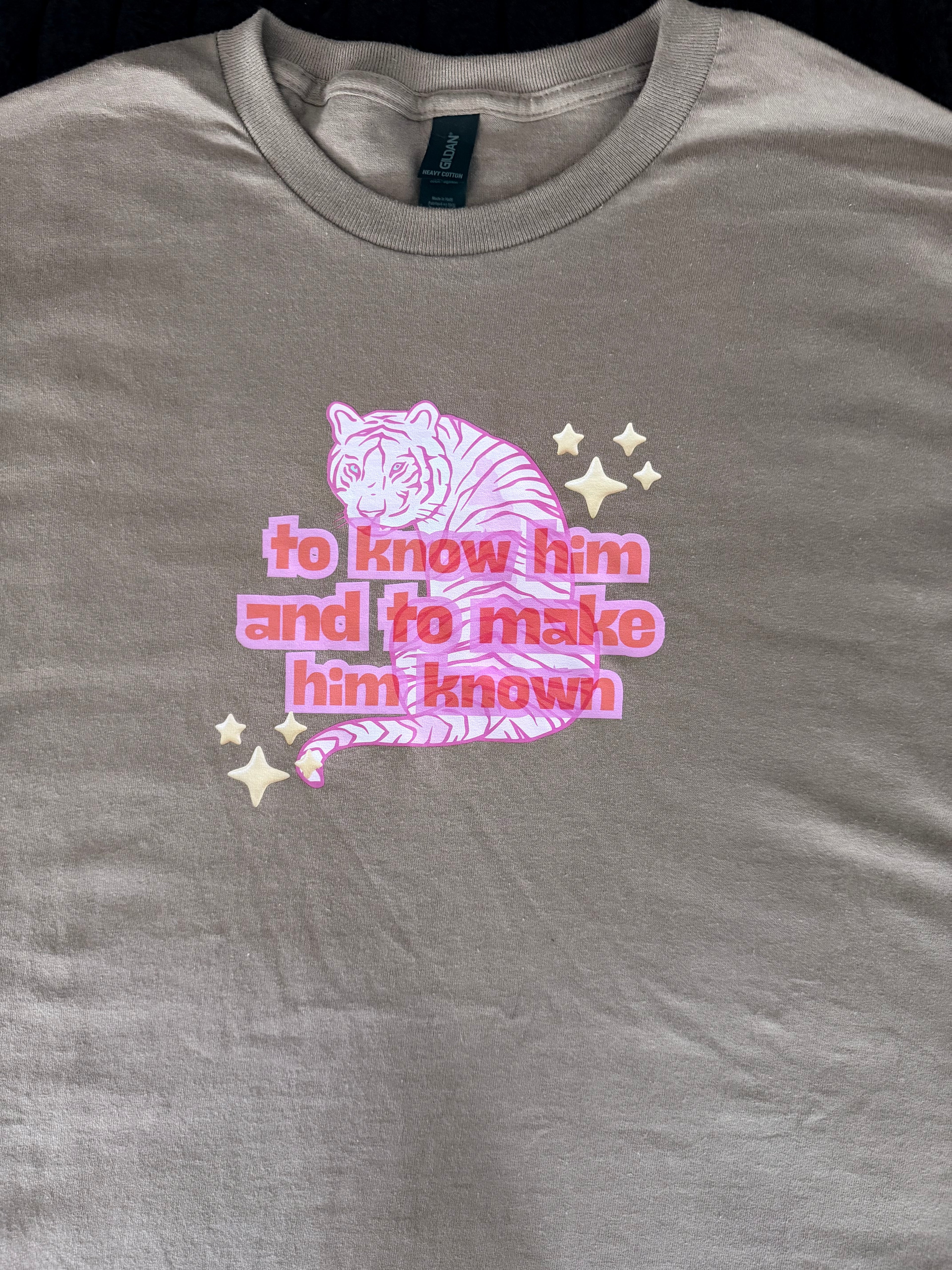 To Know Him + Make Him Known - size extra large