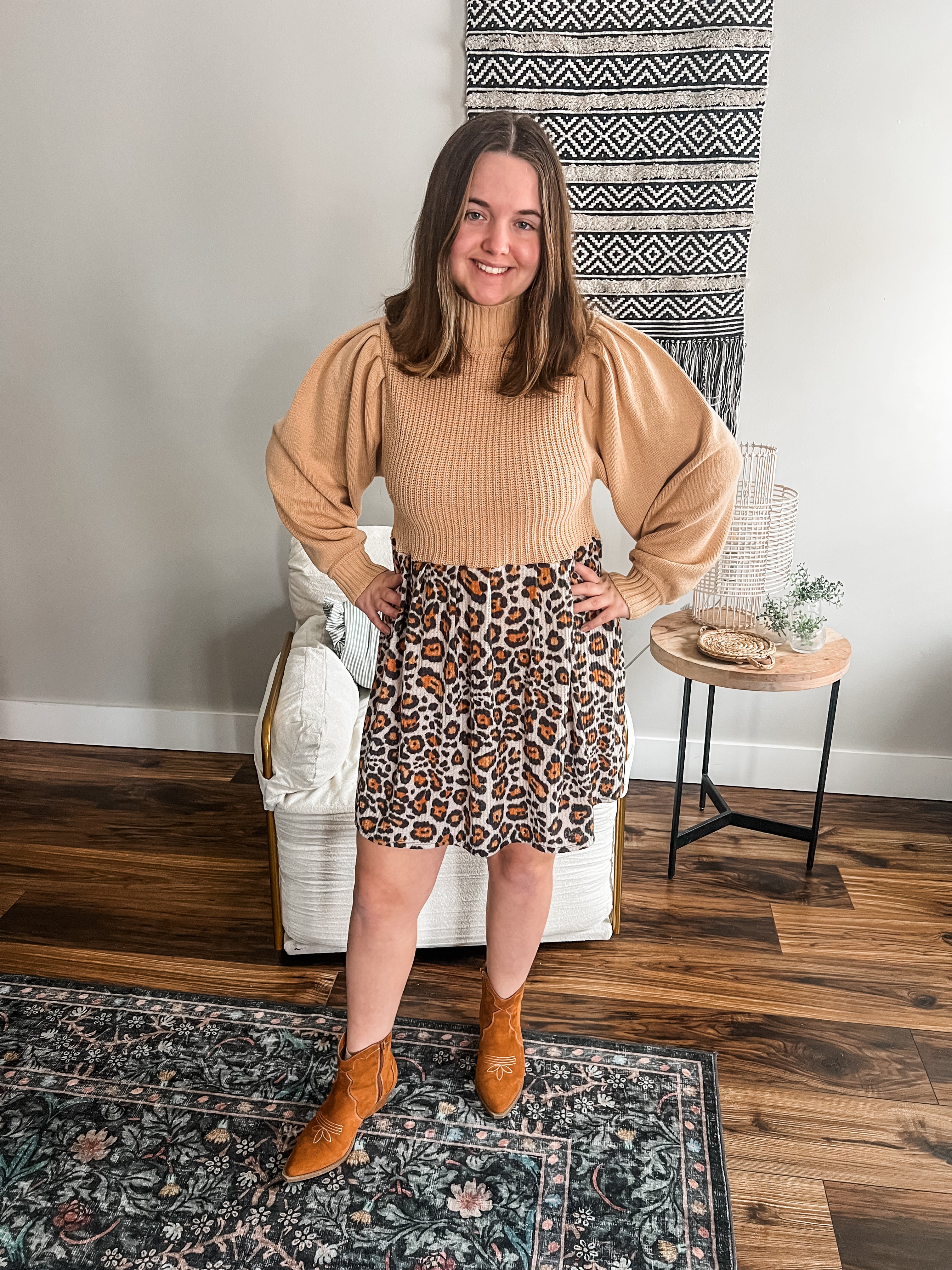 Wild Grace Sweater Dress
